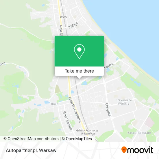 Карта Autopartner.pl