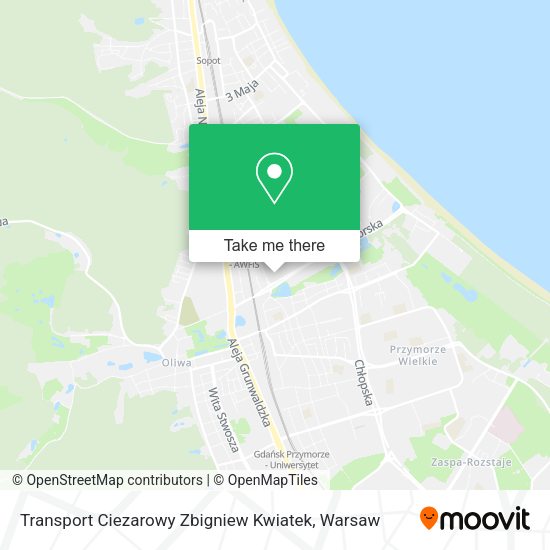 Transport Ciezarowy Zbigniew Kwiatek map