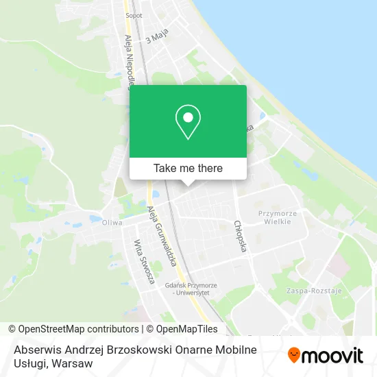 Карта Abserwis Andrzej Brzoskowski Onarne Mobilne Usługi