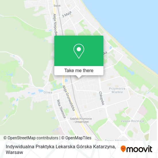 Indywidualna Praktyka Lekarska Górska Katarzyna map