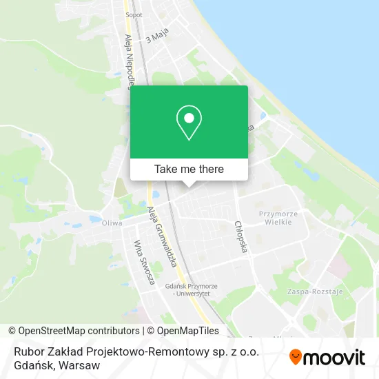 Карта Rubor Zakład Projektowo-Remontowy sp. z o.o. Gdańsk