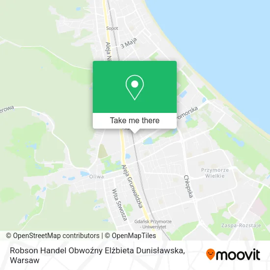 Карта Robson Handel Obwoźny Elżbieta Dunisławska