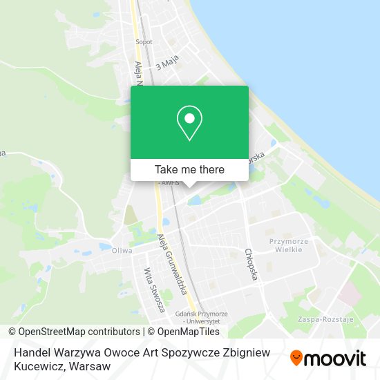 Handel Warzywa Owoce Art Spozywcze Zbigniew Kucewicz map