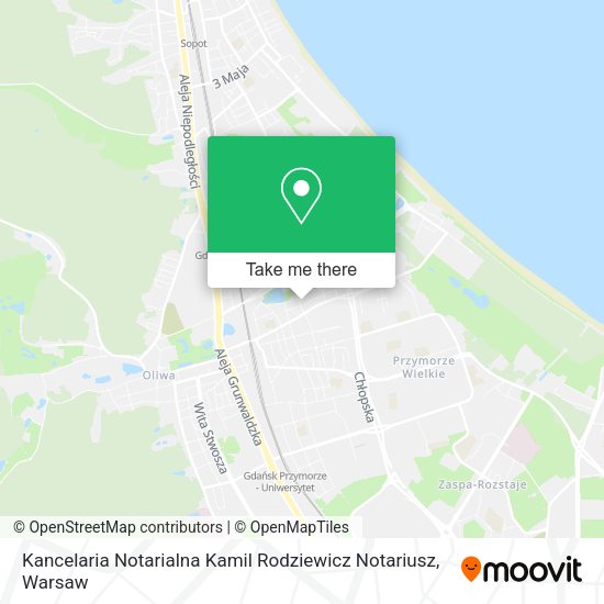 Kancelaria Notarialna Kamil Rodziewicz Notariusz map