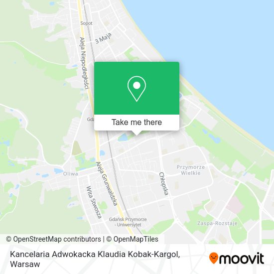 Kancelaria Adwokacka Klaudia Kobak-Kargol map