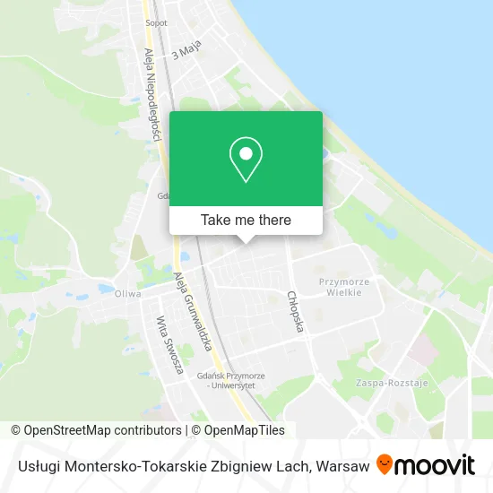 Usługi Montersko-Tokarskie Zbigniew Lach map