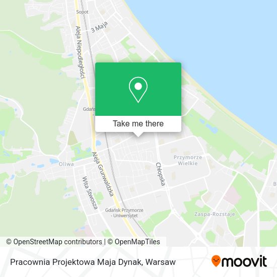 Pracownia Projektowa Maja Dynak map