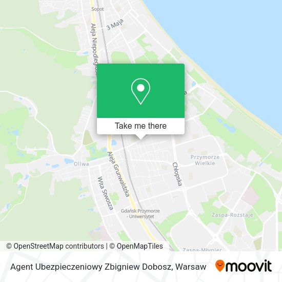 Agent Ubezpieczeniowy Zbigniew Dobosz map