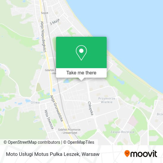 Moto Usługi Motus Pułka Leszek map