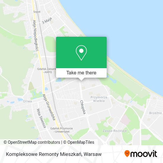 Kompleksowe Remonty Mieszkań map