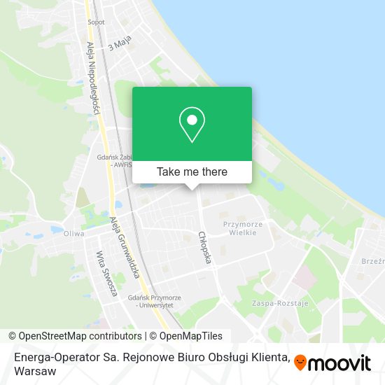 Energa-Operator Sa. Rejonowe Biuro Obsługi Klienta map