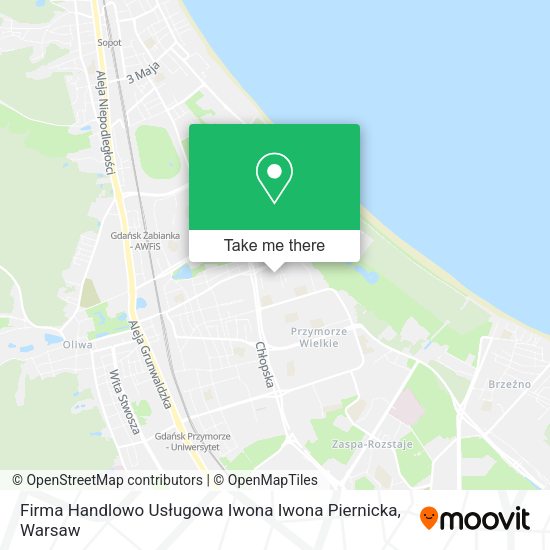 Firma Handlowo Usługowa Iwona Iwona Piernicka map