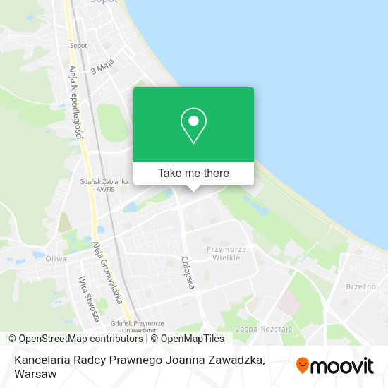 Kancelaria Radcy Prawnego Joanna Zawadzka map