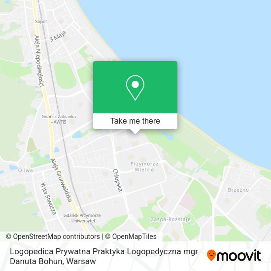 Logopedica Prywatna Praktyka Logopedyczna mgr Danuta Bohun map