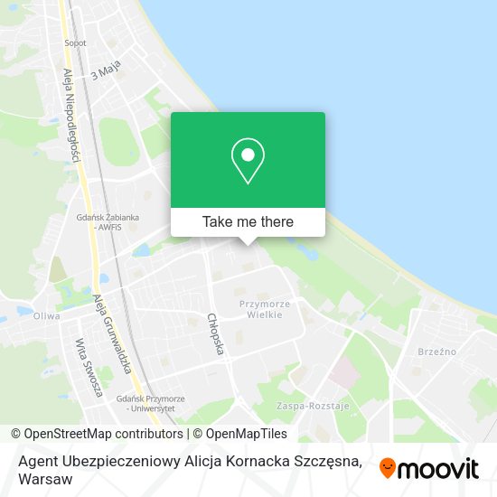 Agent Ubezpieczeniowy Alicja Kornacka Szczęsna map