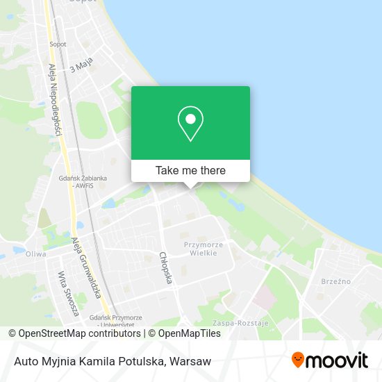 Auto Myjnia Kamila Potulska map