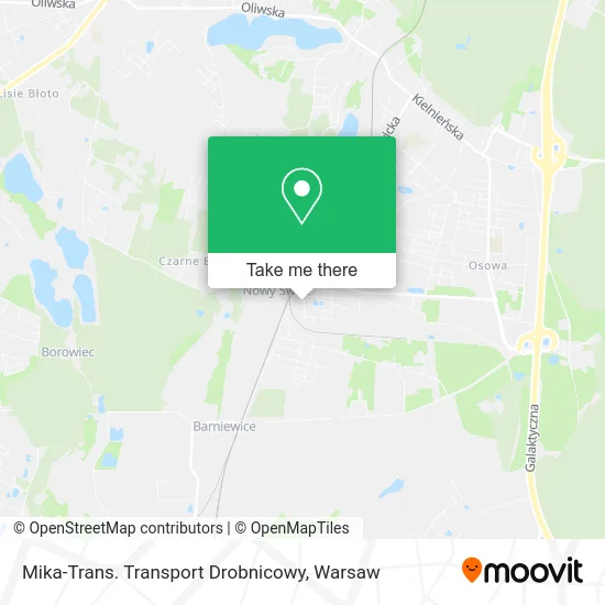 Карта Mika-Trans. Transport Drobnicowy