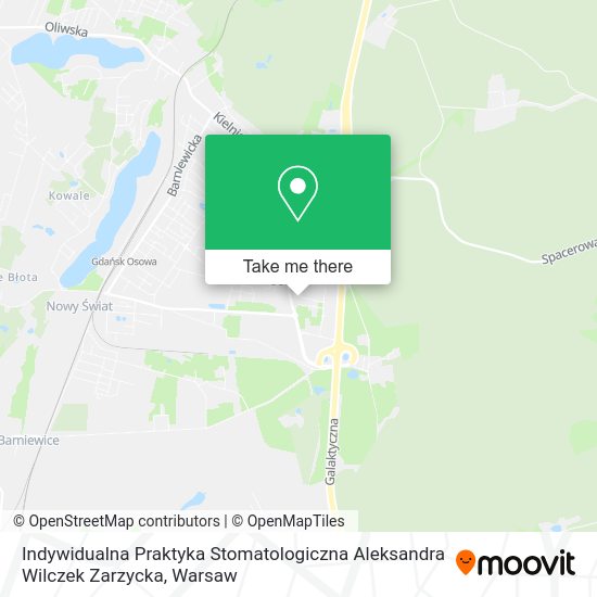 Indywidualna Praktyka Stomatologiczna Aleksandra Wilczek Zarzycka map