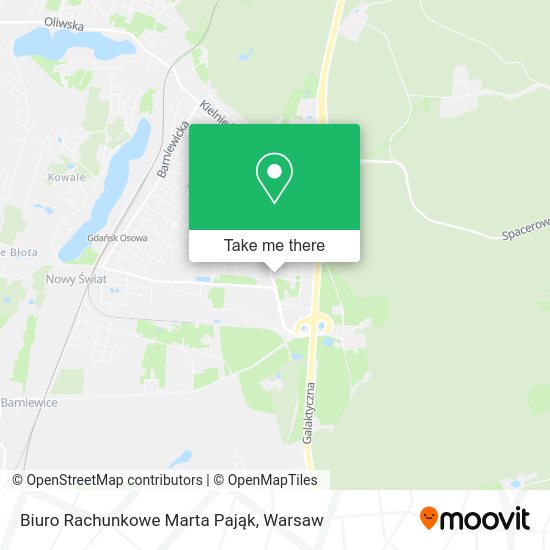 Biuro Rachunkowe Marta Pająk map