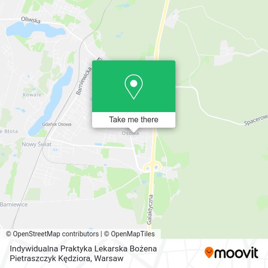 Indywidualna Praktyka Lekarska Bożena Pietraszczyk Kędziora map