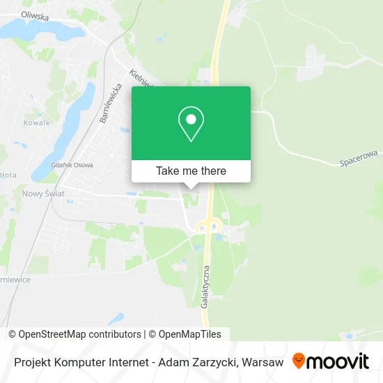 Карта Projekt Komputer Internet - Adam Zarzycki