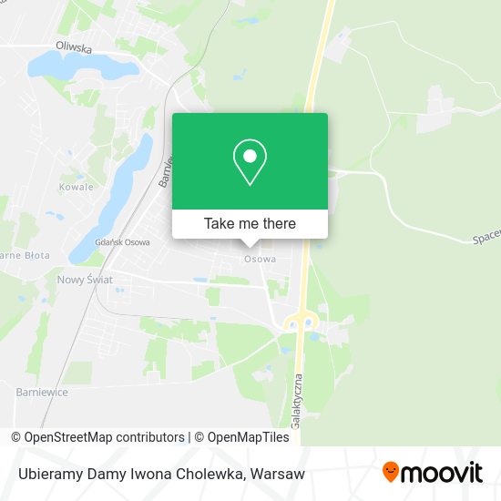 Ubieramy Damy Iwona Cholewka map