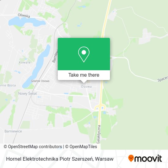 Hornel Elektrotechnika Piotr Szerszeń map