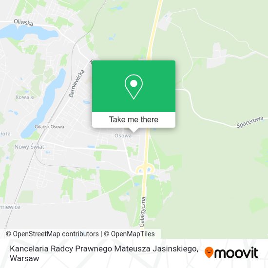 Kancelaria Radcy Prawnego Mateusza Jasinskiego map