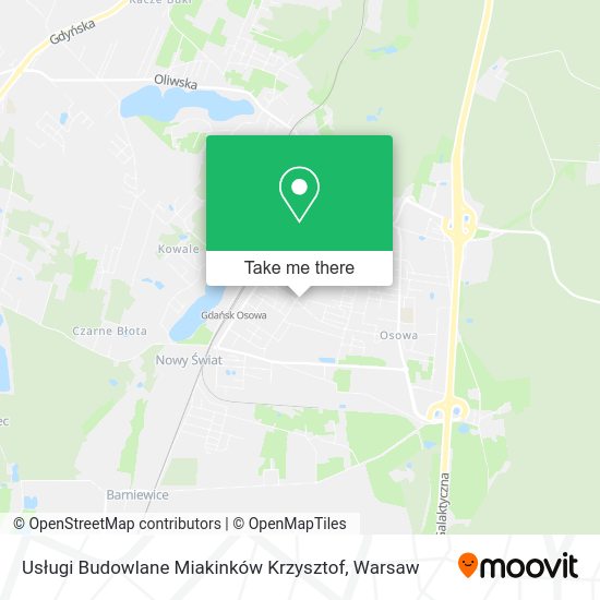 Usługi Budowlane Miakinków Krzysztof map