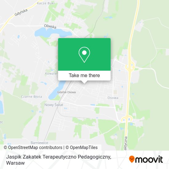 Jaspik Zakatek Terapeutyczno Pedagogiczny map