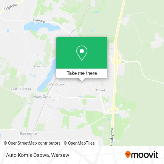 Карта Auto Komis Osowa