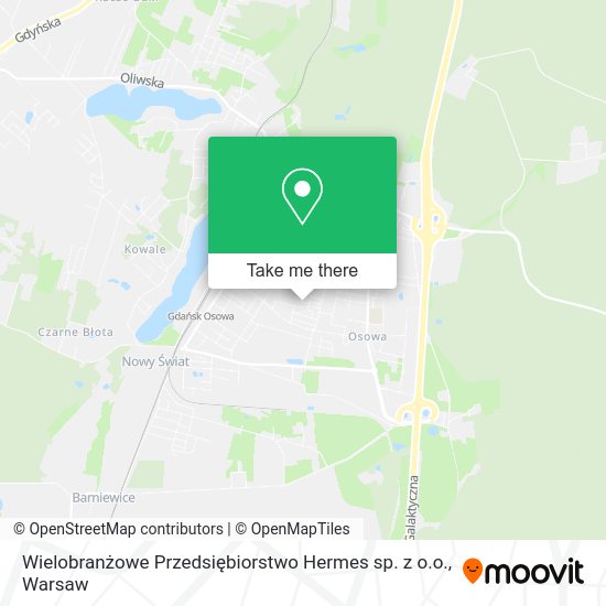 Wielobranżowe Przedsiębiorstwo Hermes sp. z o.o. map