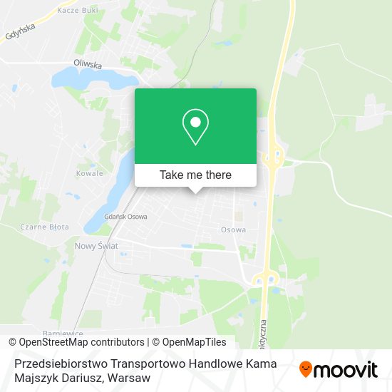 Przedsiebiorstwo Transportowo Handlowe Kama Majszyk Dariusz map