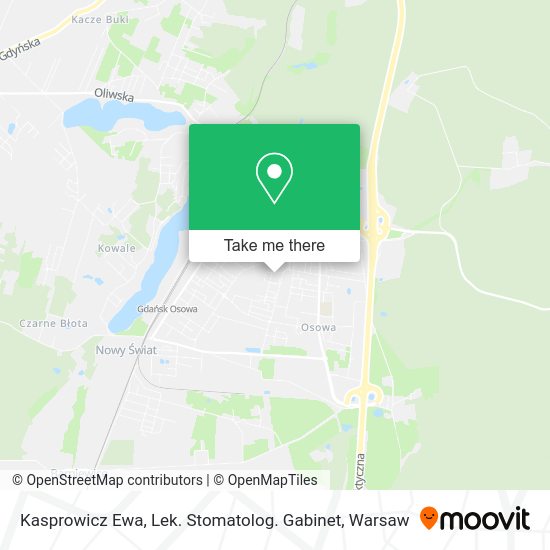 Kasprowicz Ewa, Lek. Stomatolog. Gabinet map