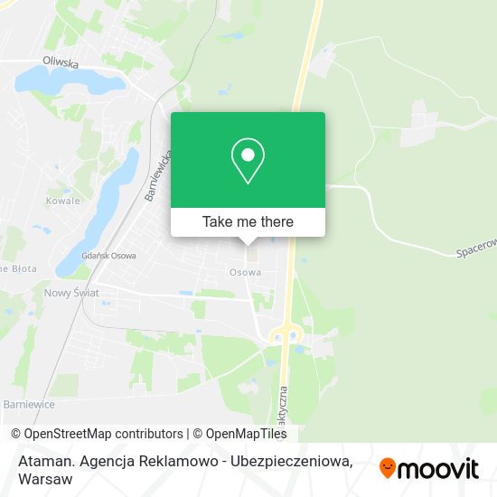 Ataman. Agencja Reklamowo - Ubezpieczeniowa map