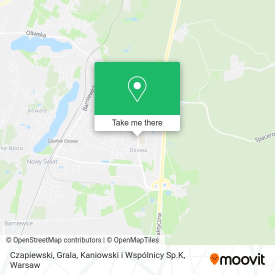 Czapiewski, Grala, Kaniowski i Wspólnicy Sp.K map