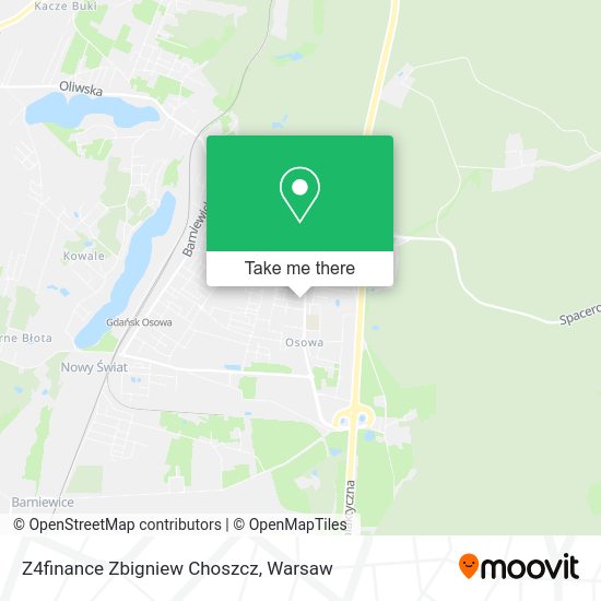 Z4finance Zbigniew Choszcz map