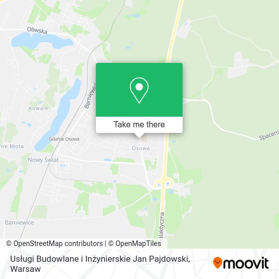 Usługi Budowlane i Inżynierskie Jan Pajdowski map