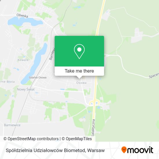 Spółdzielnia Udziałowców Biometod map