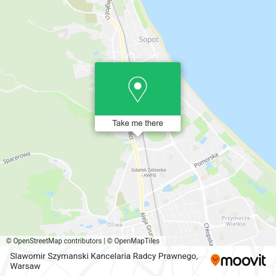 Slawomir Szymanski Kancelaria Radcy Prawnego map