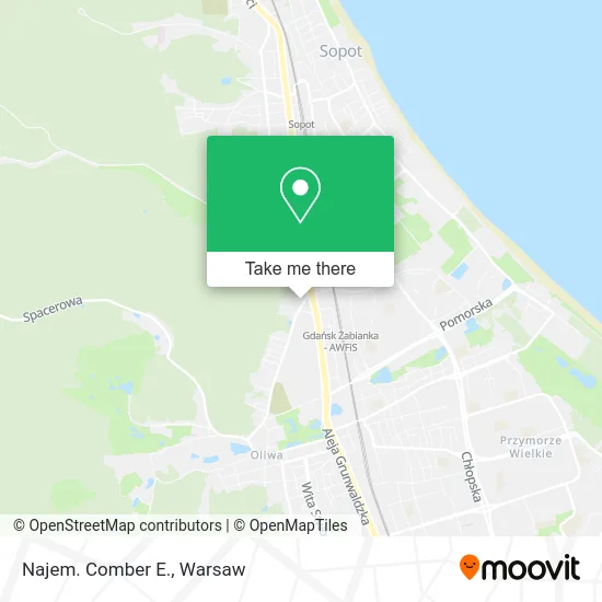 Карта Najem. Comber E.