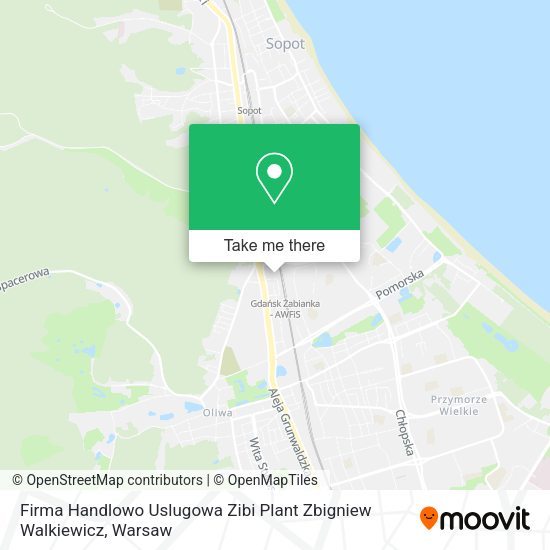 Firma Handlowo Uslugowa Zibi Plant Zbigniew Walkiewicz map