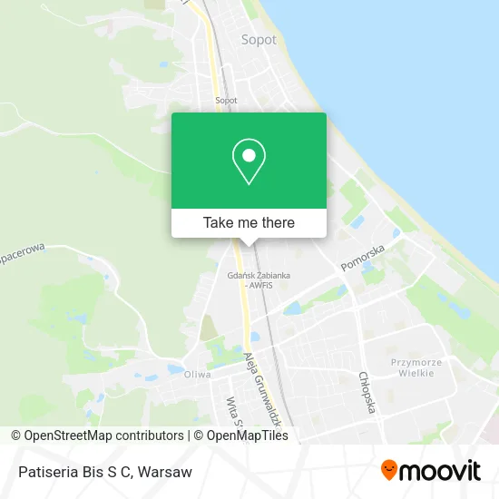 Карта Patiseria Bis S C