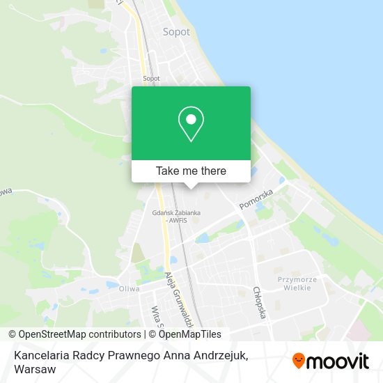 Kancelaria Radcy Prawnego Anna Andrzejuk map