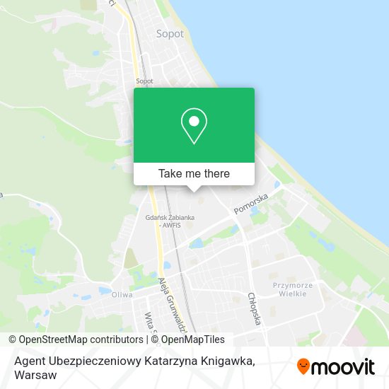 Agent Ubezpieczeniowy Katarzyna Knigawka map