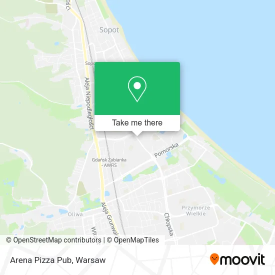 Карта Arena Pizza Pub