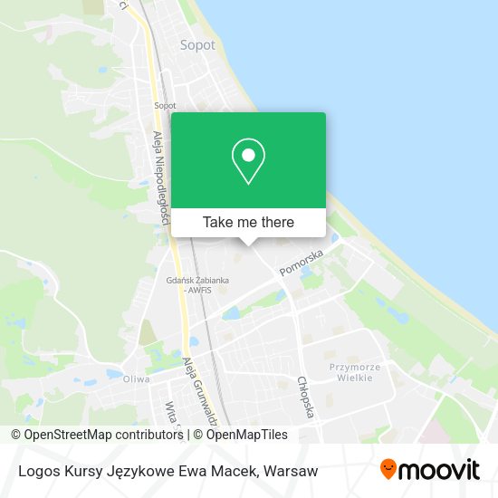 Logos Kursy Językowe Ewa Macek map