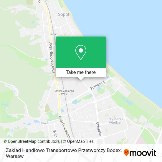 Zaklad Handlowo Transportowo Przetworczy Bodex map