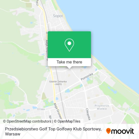 Przedsiebiorstwo Golf Top Golfowy Klub Sportowy map