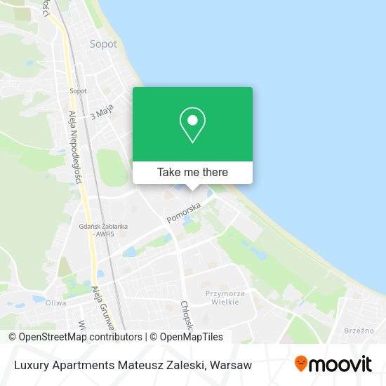 Luxury Apartments Mateusz Zaleski map